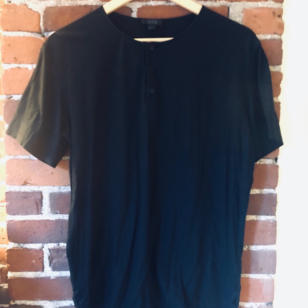 COS Short Sleeve Henley